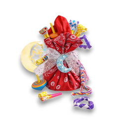 توزيعات رمضان وقرقيعان - مجموعة من 4 توزيعات ربطة سكارف