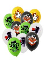 ماينكرافت 10 بالونات مقاس 11 بوصة