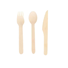 Woodland 8Sets Wooden Cutlery