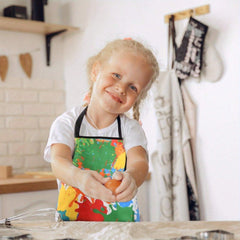 حفل فني - مريلة ملون قابل للتعديل مع قبعة