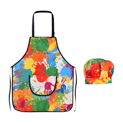 حفل فني - مريلة ملون قابل للتعديل مع قبعة