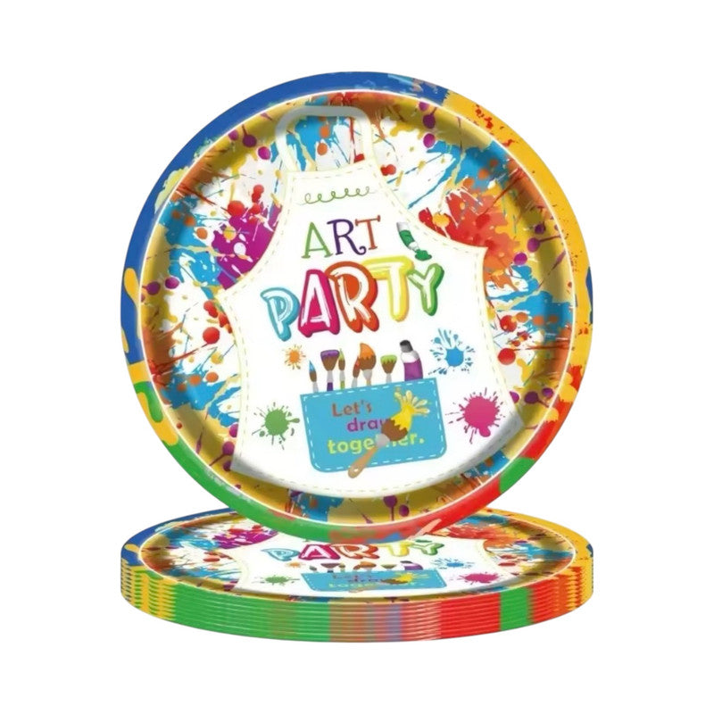 Art Party 16Pcs Plates 9inch