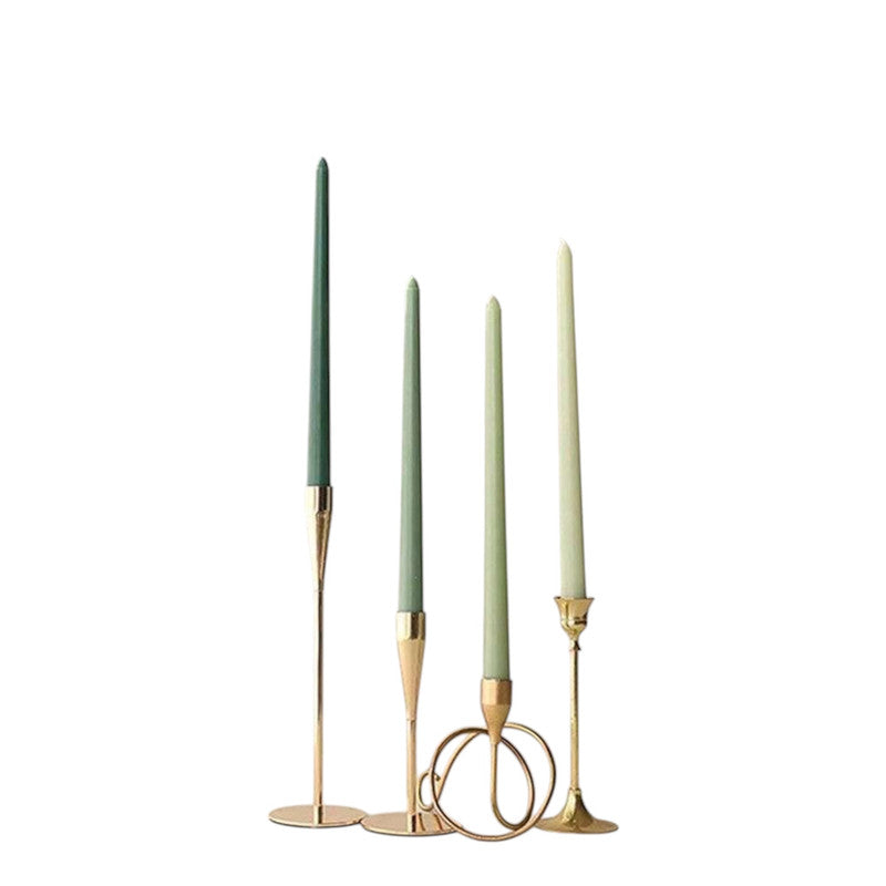 Bridgerton - Green Stick Candles (4pcs)