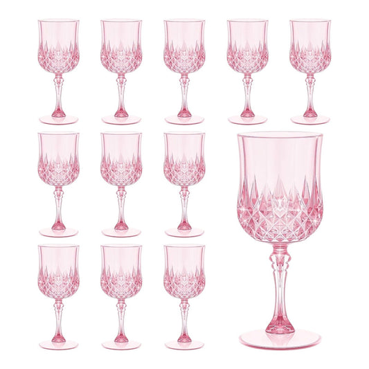 Bridgerton 8Pcs Pink Cocktail Cups 375ml