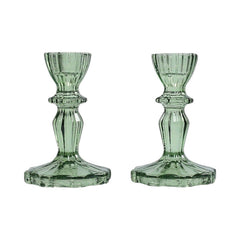 بريدجيرتون - حامل شموع أخضر (قطعتان)