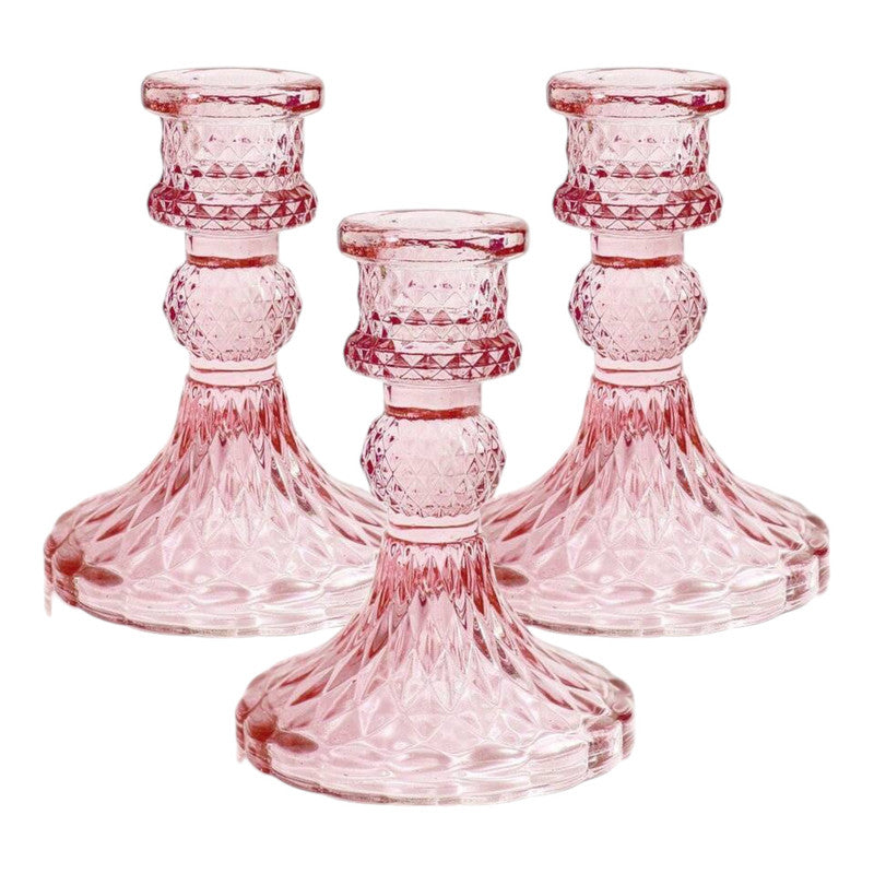 Bridgerton - Pink Candle Holder (2pcs)