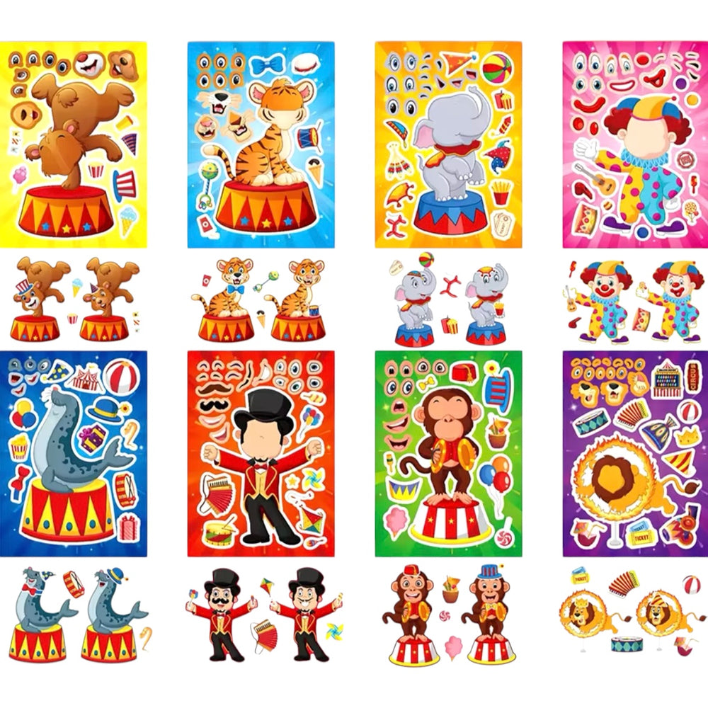 Carnival - stickers (16 sheets)