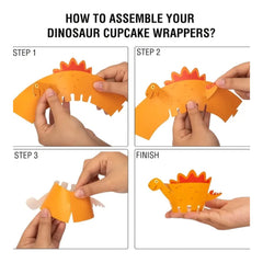 Dinosaurs - Cupcake Wrappers (12pcs)
