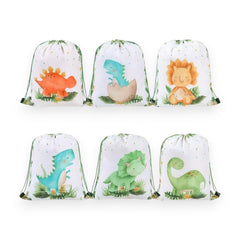 Dinosaurs - Drawstring Bags (8pcs)