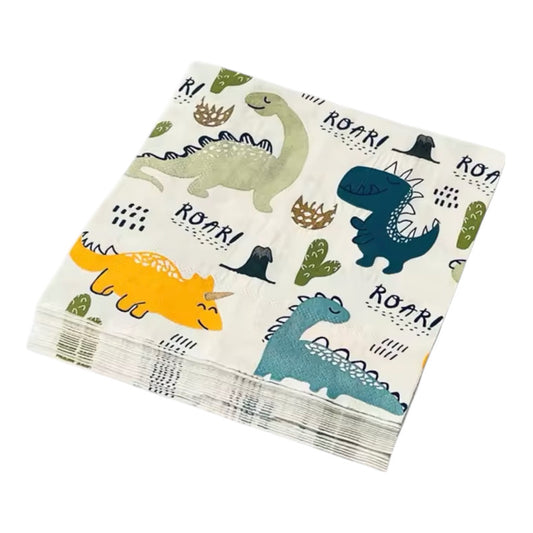مناديل عيد الميلاد - الديناصورات (20 قطعة)