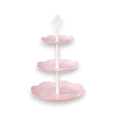 Fairy pink 3-tier cupcake stand