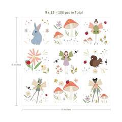Fairy - Tattoos Stickers (8 Sheets)