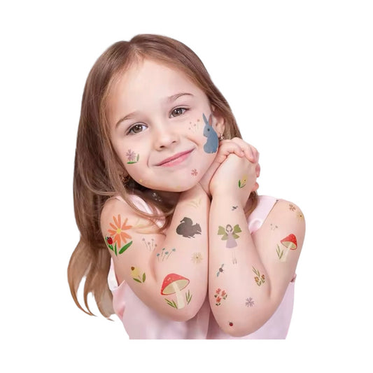 الجنيات - ملصقات وشم (8 أوراق)