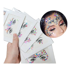 الجنيات - كرستالات لاصقات للوجه (8 أوراق)