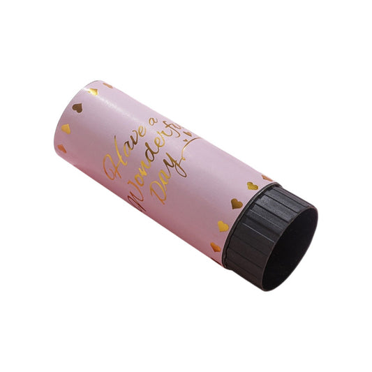 الكشف عن جنس الطفل - أنبوب قصاصات ورقية وردي