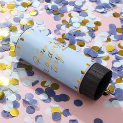 Confetti Tube Blue