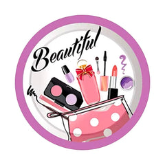 Spa 8Pcs "Beautiful" Plates 7inch