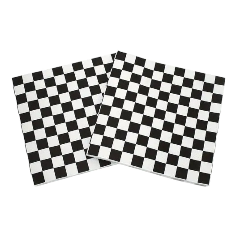 Racing Cars - Checkered Napkins (20pcs)