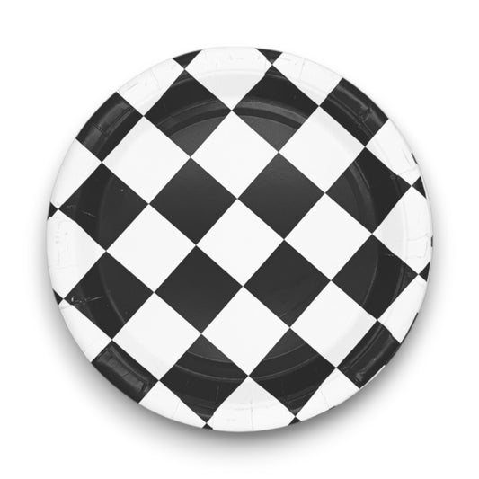 سيارات السباق - أطباق 9 بوصات (10 قطع)