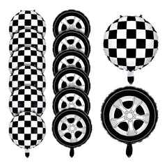Racing Cars - wheel Balloon (12pcs)
