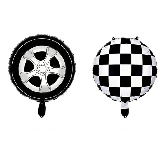 Racing Cars - wheel Balloon (12pcs)