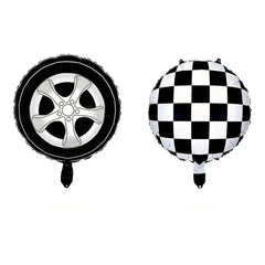 Racing Cars - wheel Balloon (12pcs)