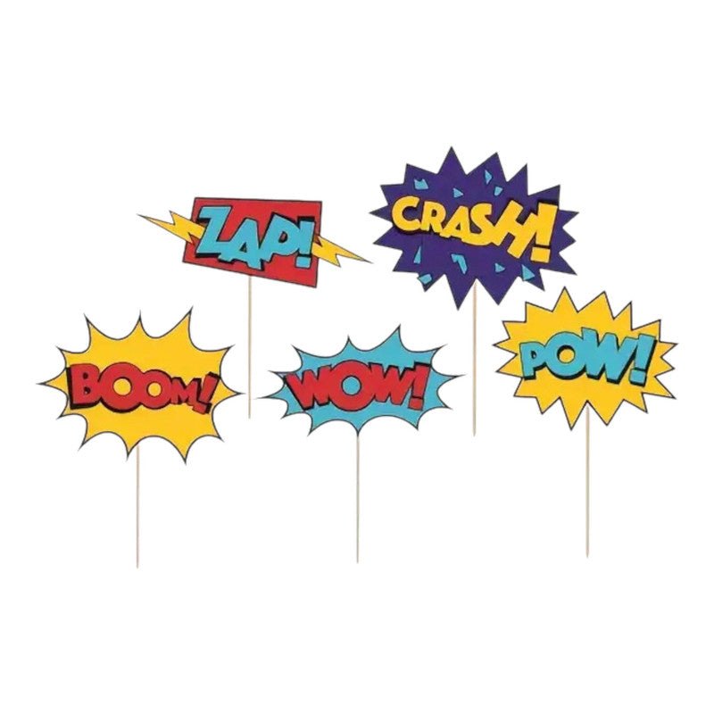 Superhero - Cupcake Toppers (25pcs)