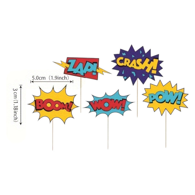 Superhero - Cupcake Toppers (25pcs)