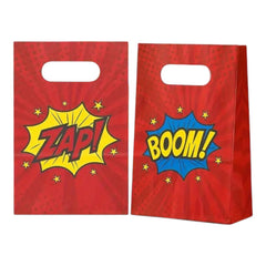 Superhero - Colorful Favor Bags (8pcs)