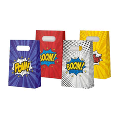 Superhero - Colorful Favor Bags (8pcs)