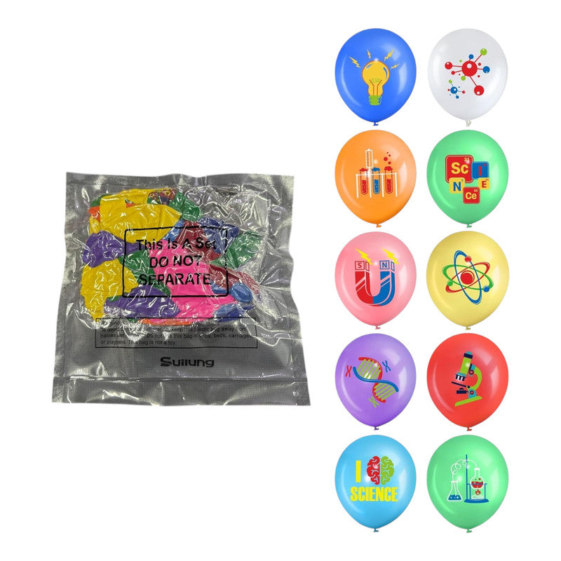 Science - Round Balloons (10pcs)