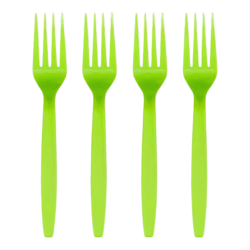 Science Lab 10Pcs Green Forks