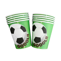 Soccer cups 266 ml, 10 pcs