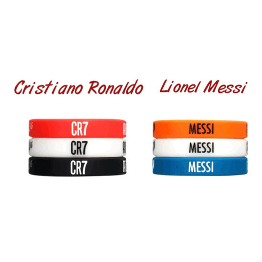 كرة القدم - أساور ميسي ورونالدو (8 قطع)