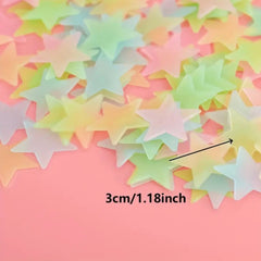 الفضاء - ملصقات النجوم المضيئة (100 قطعة)