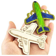 الفضاء - حرفة خشبية بموضوع الفضاء للرسم بنفسك (8 قطع)