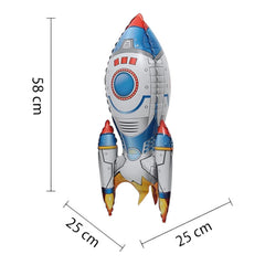 Space - Standing Rocket Balloon