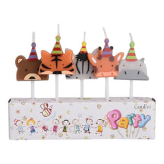 Safari - Animals Candles (5pcs)
