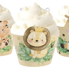 رحلات السفاري - أغلفة الكب كيك (6 قطع)