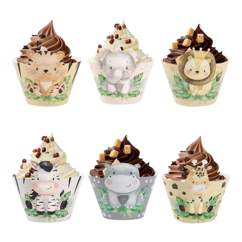 Safari - Cupcake Wrappers (6pcs)