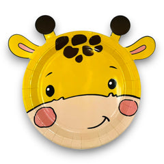 Safari 6Pcs Animals Shaped Plates 9inch