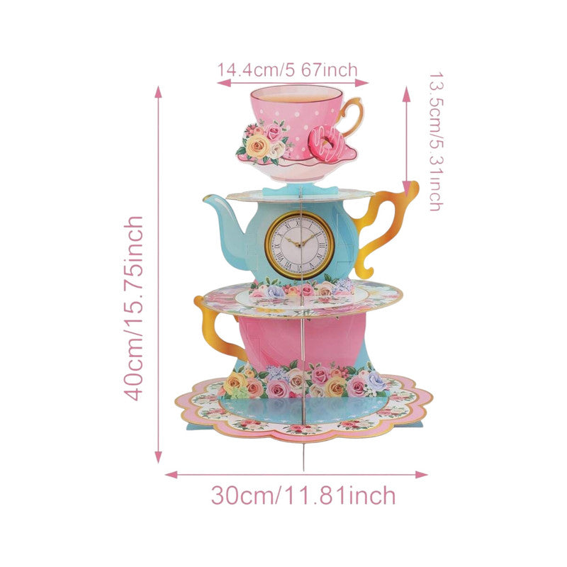 Tea Party - Cupcake Stand 3-Tier