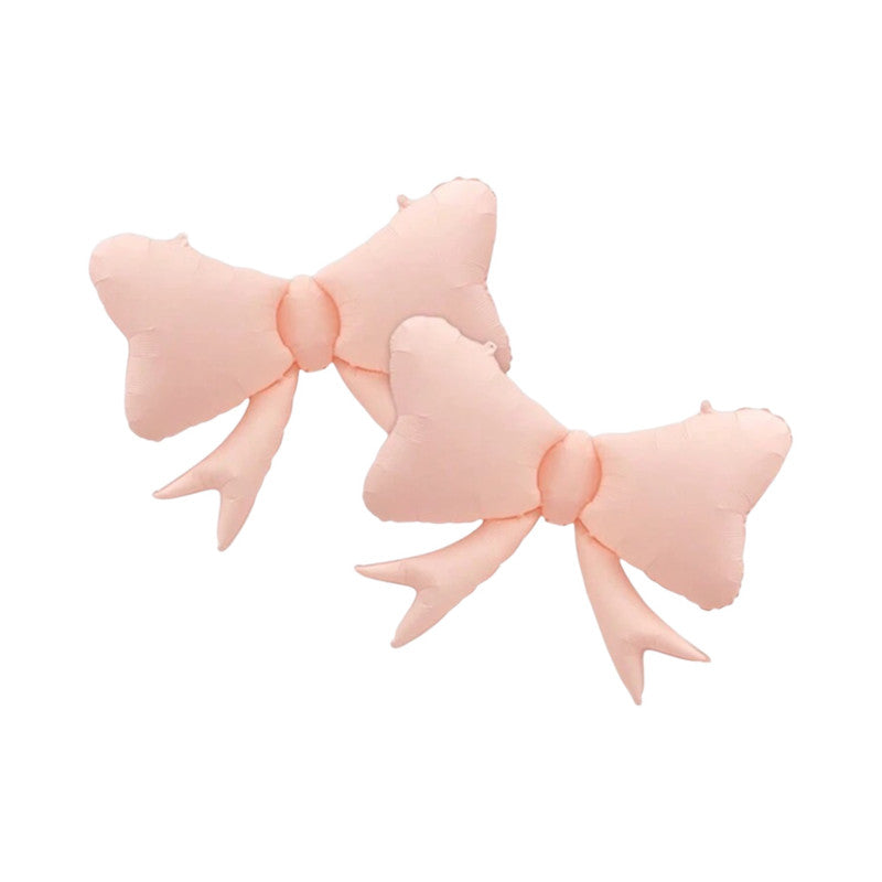Tea Party - White and Pink Bow Balloon (4pcs)