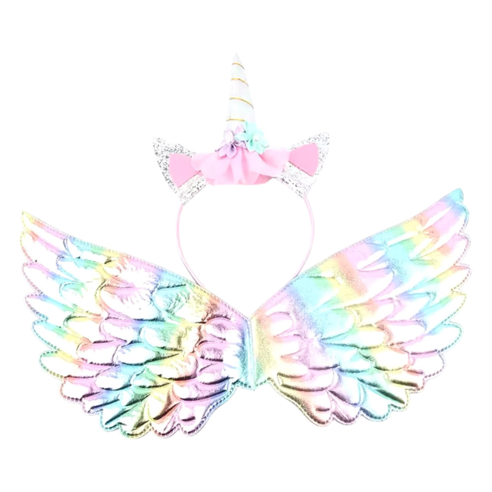 Unicorn - Headband and Wings (1set)