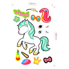 يونيكورن - ملصقات(8 أوراق)