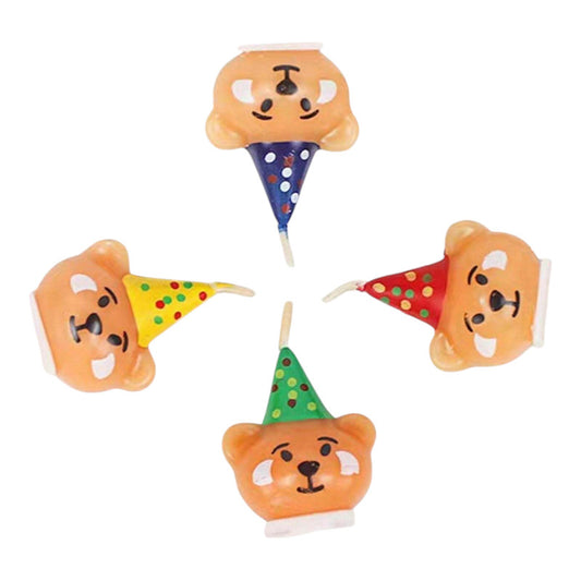 أصدقاء الغابة - شموع الدببة (4 قطع)