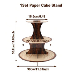 وودلاند - حامل كب كيك (3 طبقات)