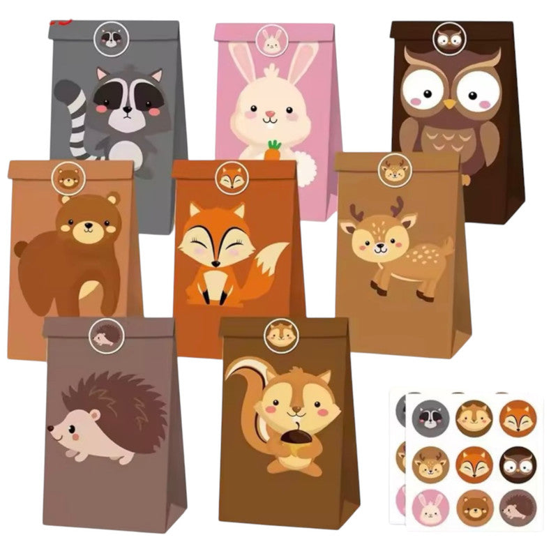 Woodland - Gift Bags (8pcs)