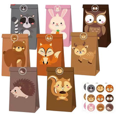 أصدقاء الغابة - أكياس هدايا (8 قطع)