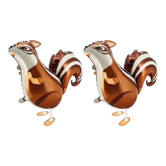 أصدقاء الغابة - بالون سنجاب الغابة (قطعتان)